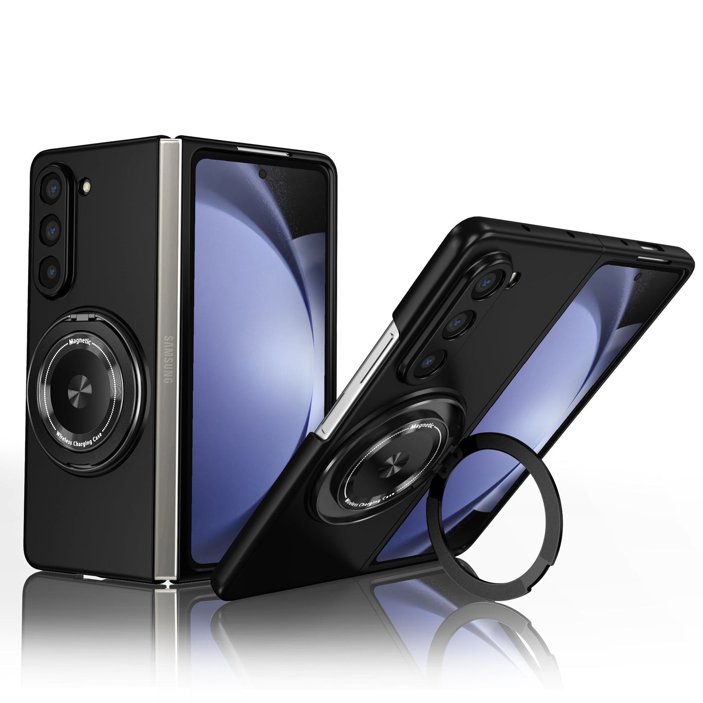 Full Protection Magnetic Kickstand Phone Case For Galaxy Z Series