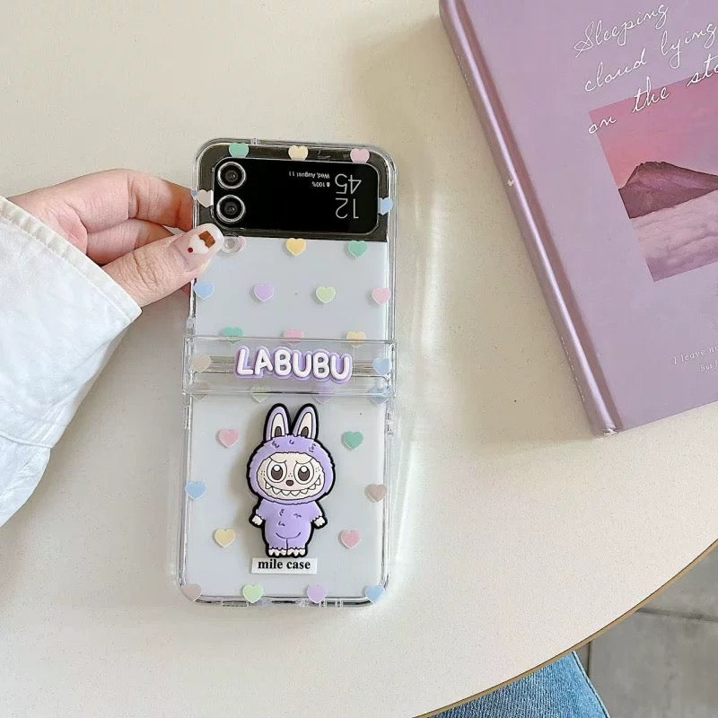 Labubu Cartoon Case for Samsung Galaxy Z Flip