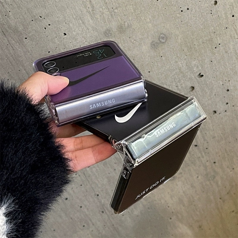 Elegant Nike Flow Pattern Case for Galaxy Z Flip Series