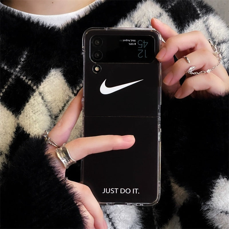 Elegant Nike Flow Pattern Case for Galaxy Z Flip Series