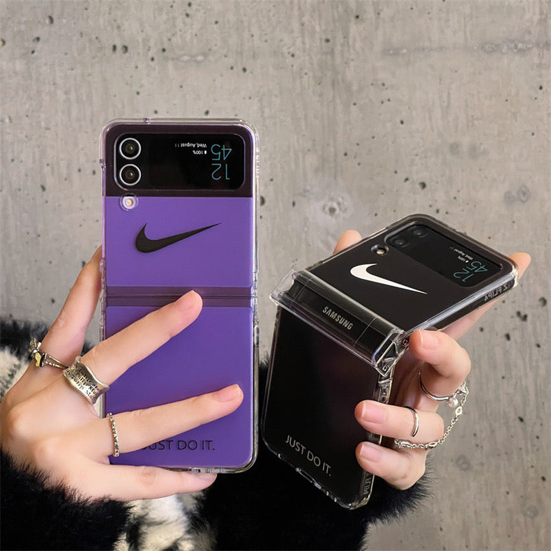 Elegant Nike Flow Pattern Case for Galaxy Z Flip Series
