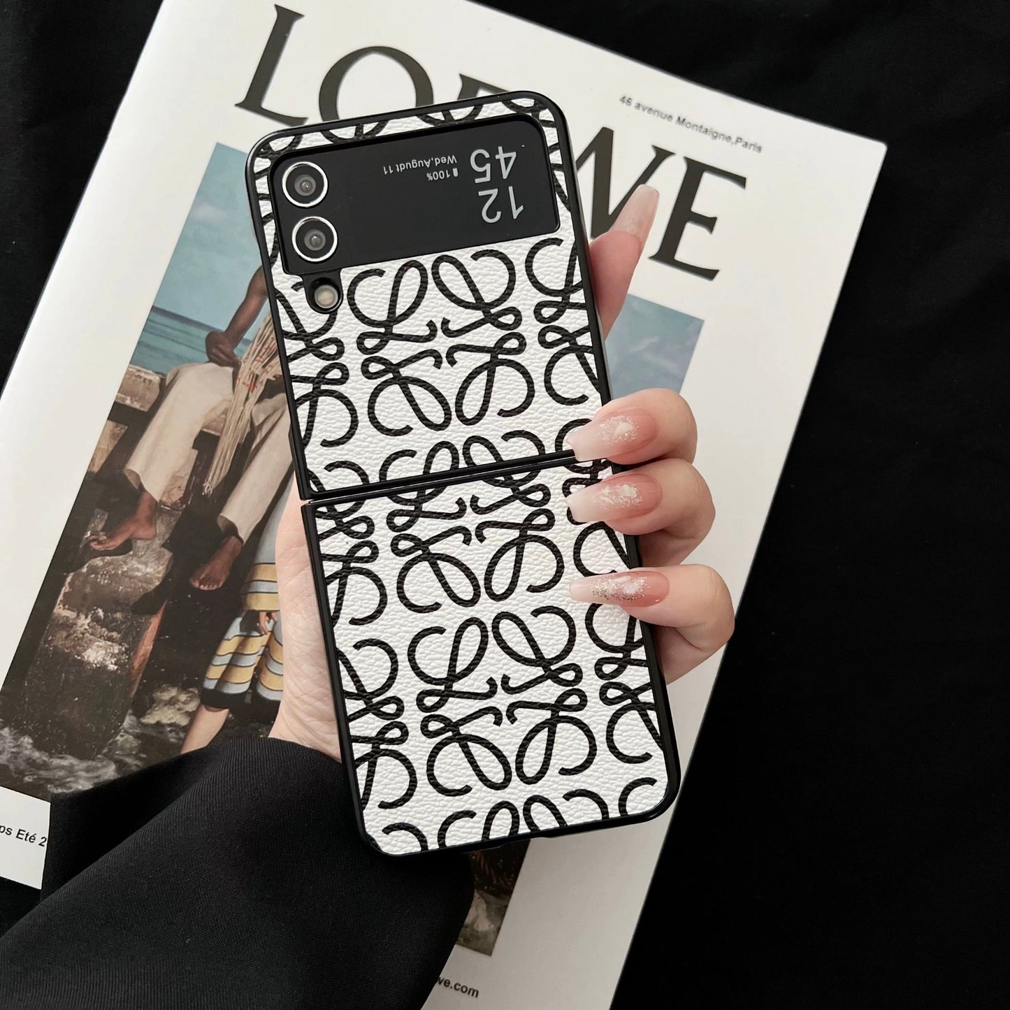 Luxury Leather Fashion Case for Samsung Galaxy Z Flip