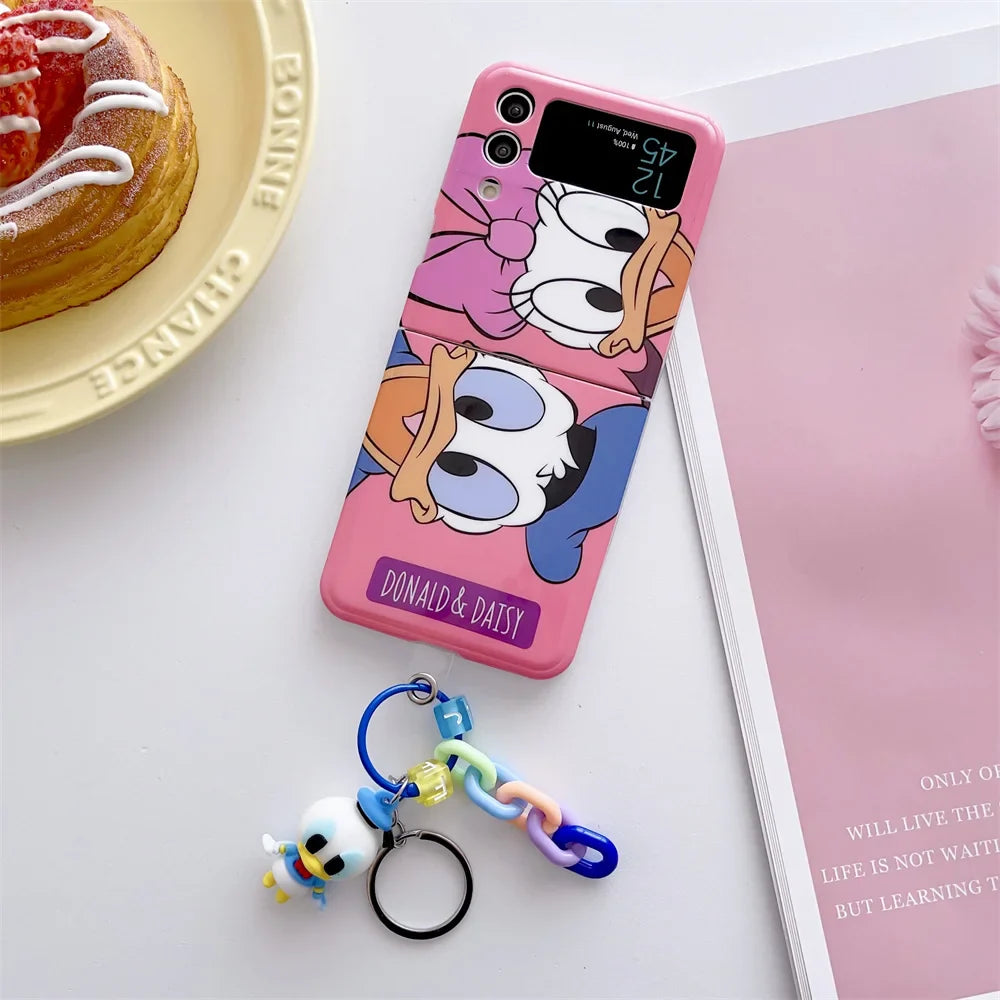 Cute Cartoon Pendant Cases for Samsung Galaxy Z Flip Series