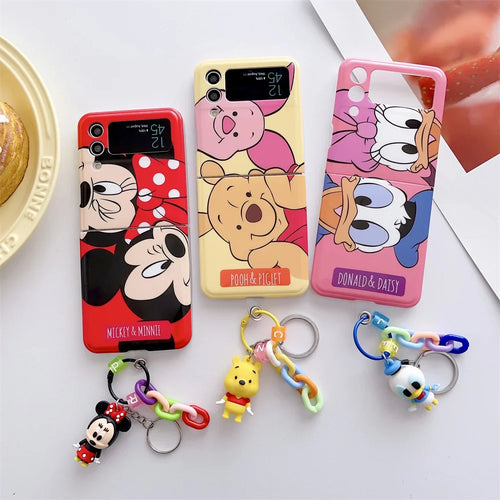 Cute Cartoon Pendant Cases for Samsung Galaxy Z Flip Series