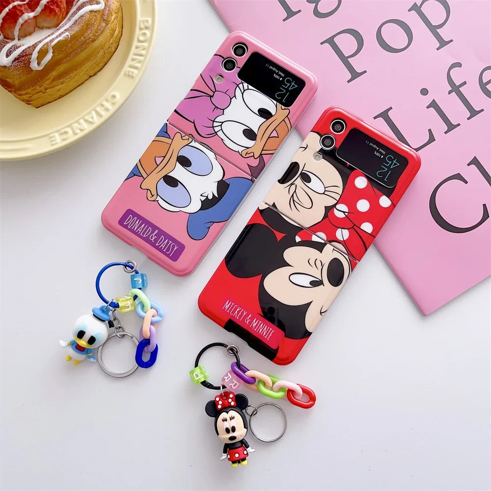 Cute Cartoon Pendant Cases for Samsung Galaxy Z Flip Series