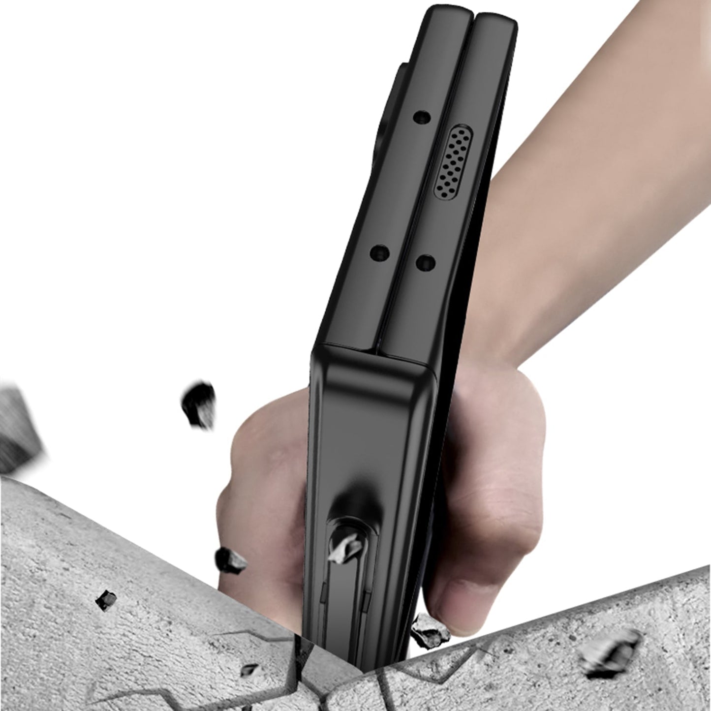 Magnetic Hinge Hidden Bracket Case With Pen Slot For Galaxy Z Series