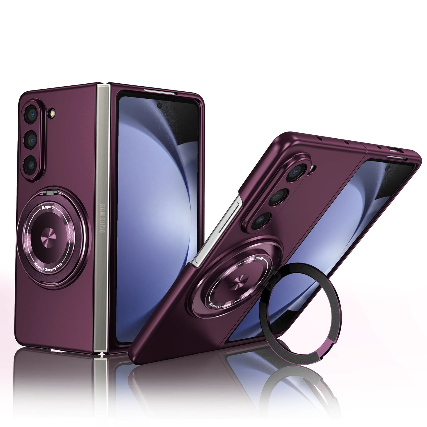 Full Protection Magnetic Kickstand Phone Case For Galaxy Z Series