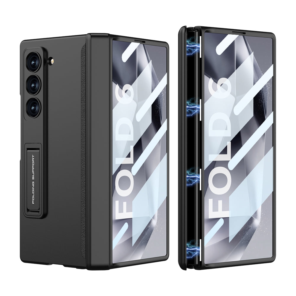 Magnetic Hinge Hidden Bracket Protective Case For Galaxy Z Series