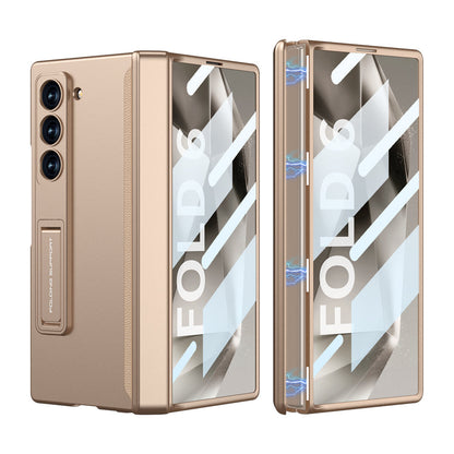 Magnetic Hinge Hidden Bracket Protective Case For Galaxy Z Series