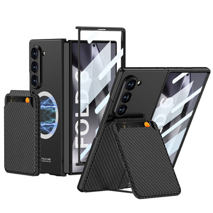 Magnetic Leather Card Holder Shockproof Phone Case For Galaxy Z Series