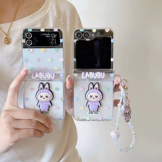 Labubu Cartoon Case for Samsung Galaxy Z Flip