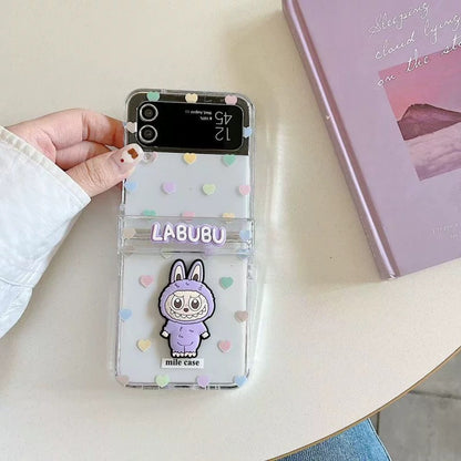 Labubu Cartoon Case for Samsung Galaxy Z Flip