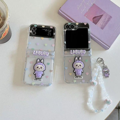 Labubu Cartoon Case for Samsung Galaxy Z Flip
