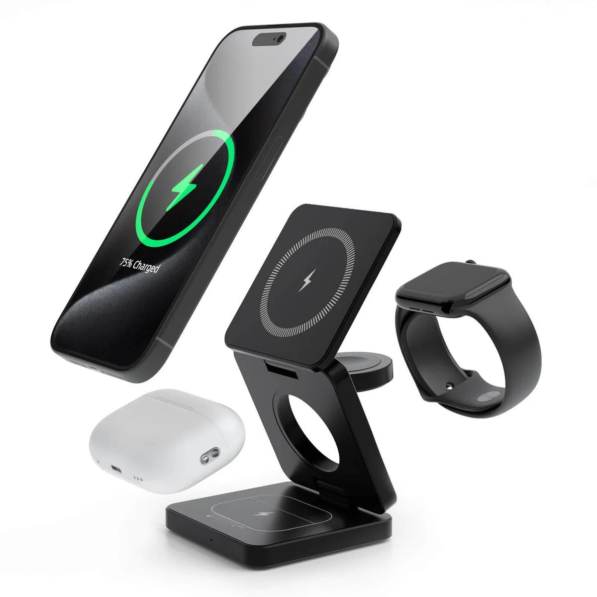 ChargeMaster Pro: The 3-in-1 Magnetic Power Station