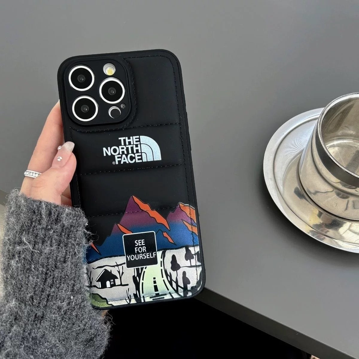 Mountains Looking NF iPhone Case