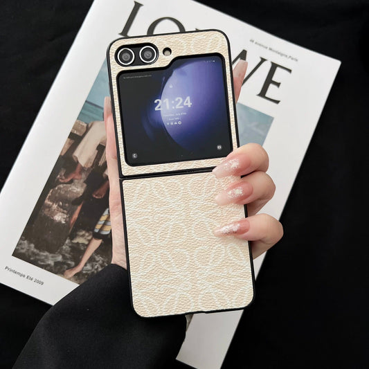 Luxury Leather Fashion Case for Samsung Galaxy Z Flip