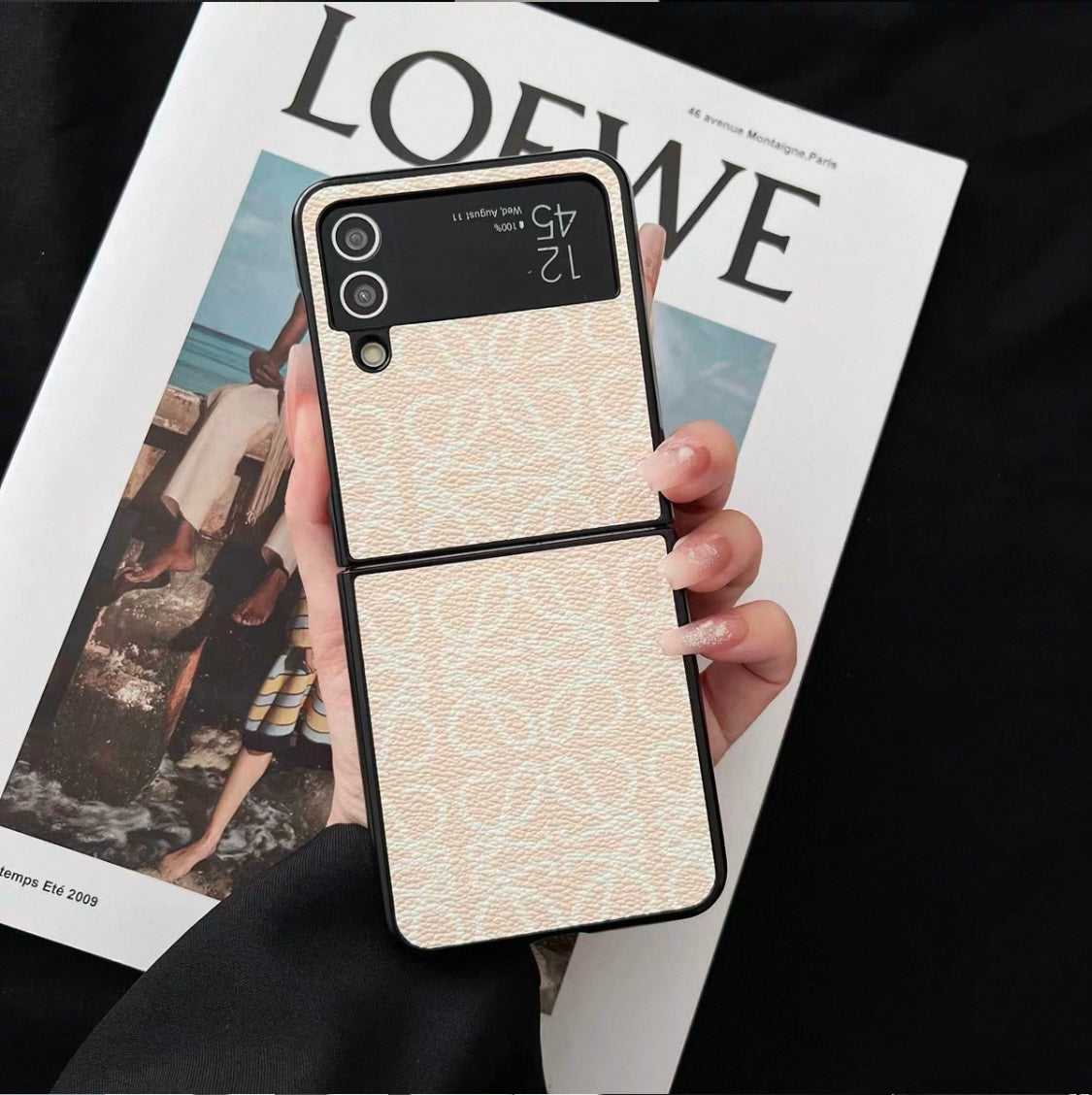 Luxury Leather Fashion Case for Samsung Galaxy Z Flip