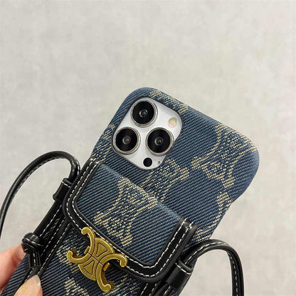 Trendy Canvas Crossbody Lanyard