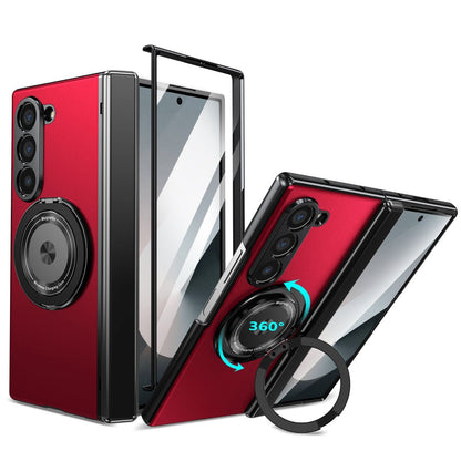 360° Magnetic Bracket Shockproof Case With Screen Protector For Galaxy Z Fold