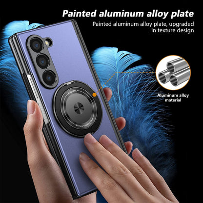 360° Magnetic Bracket Shockproof Case With Screen Protector For Galaxy Z Fold