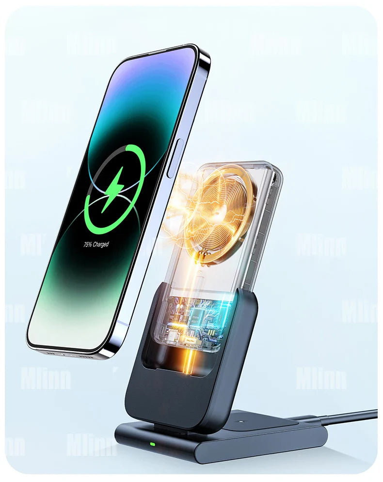 MagFold Pro+: The 3-in-1 PowerHub for Effortless Charging