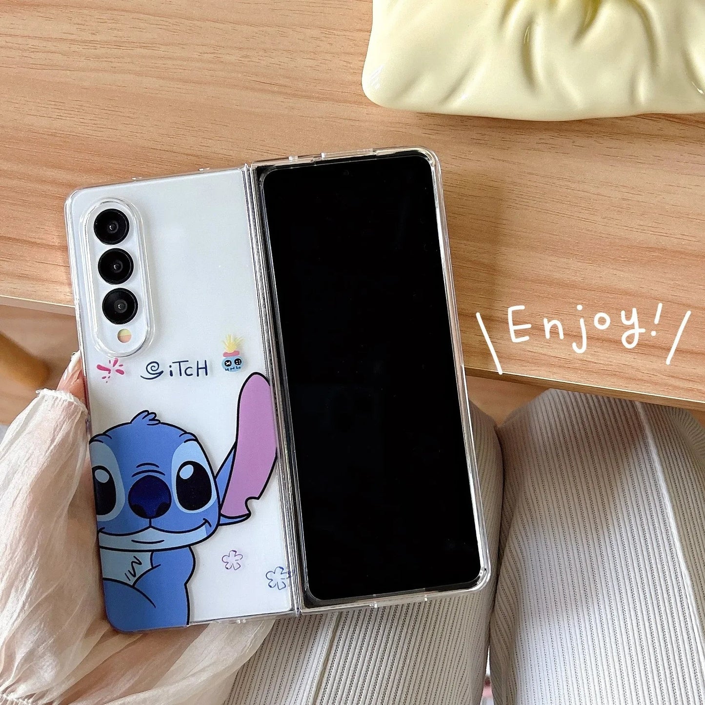 Cute Stitch Phone Case for Samsung Galaxy Z Flip & Z Fold series