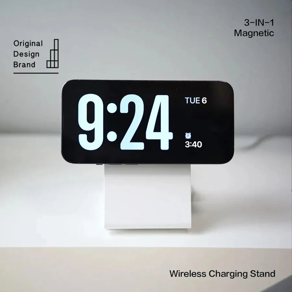 The ultimate 3 in 1 Magnetic Charging Station for iPhone