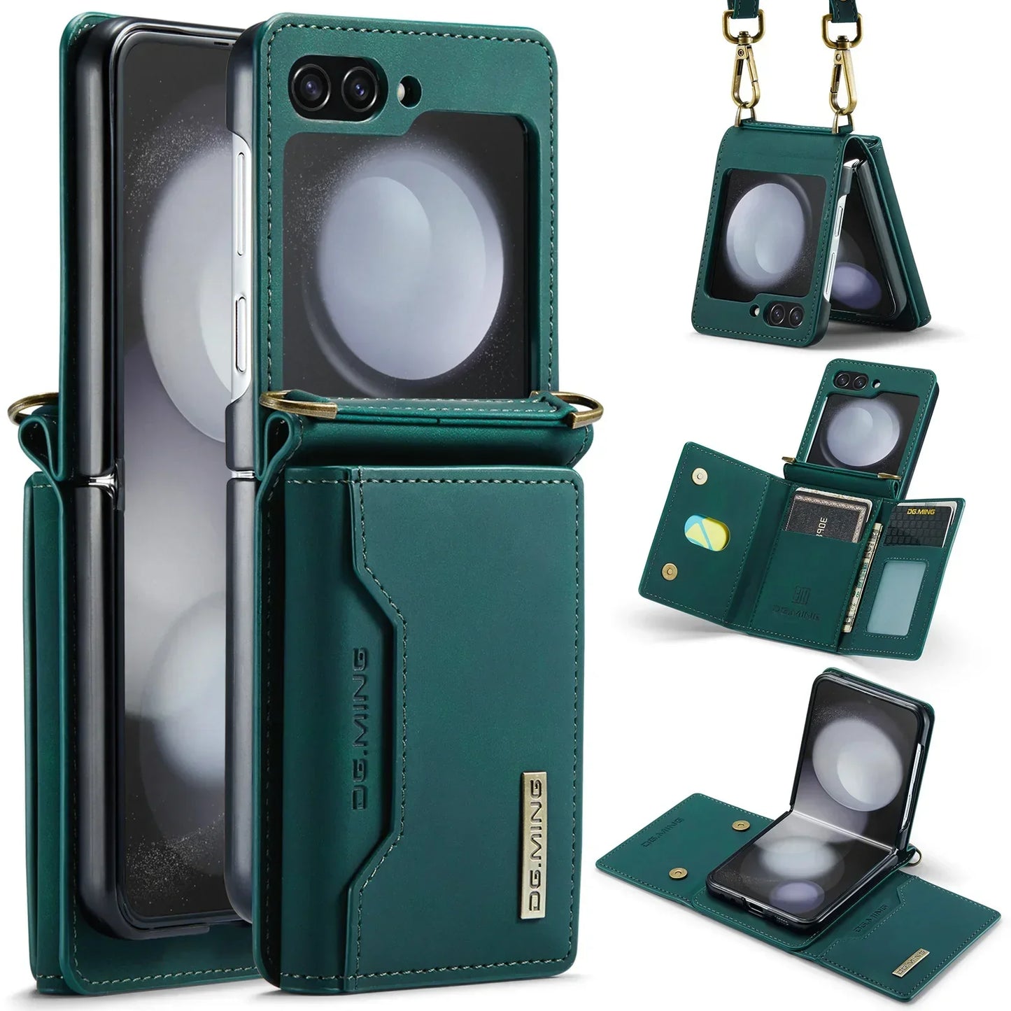 Crossbody Leather Case for Samsung Galaxy Z Flip Series