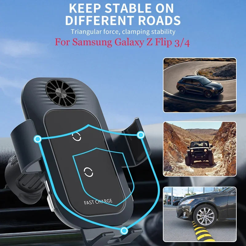 Wireless Car Charger For Galaxy Z Flip Series