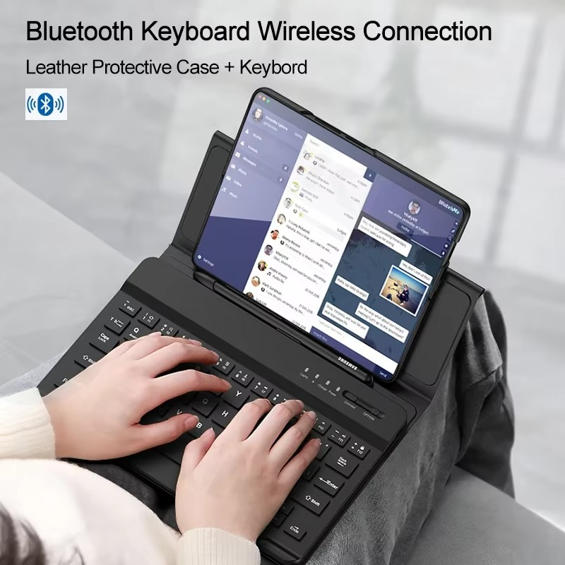 4-in-1 Wireless Keyboard Case for Z Fold