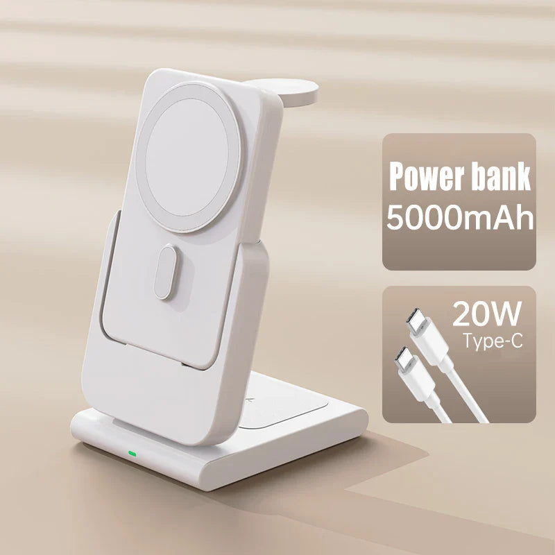 MagFold Pro+: The 3-in-1 PowerHub for Effortless Charging