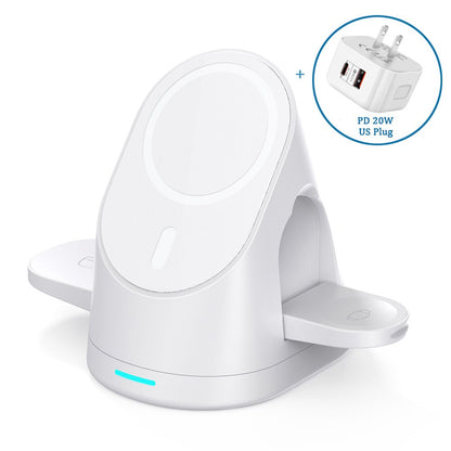 MagCharge Trio: The 3-in-1 Magnetic Charging Dock for iPhone