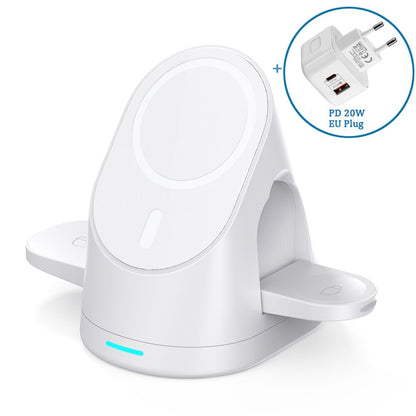 MagCharge Trio: The 3-in-1 Magnetic Charging Dock for iPhone