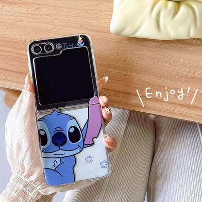 Cute Stitch Phone Case for Samsung Galaxy Z Flip & Z Fold series