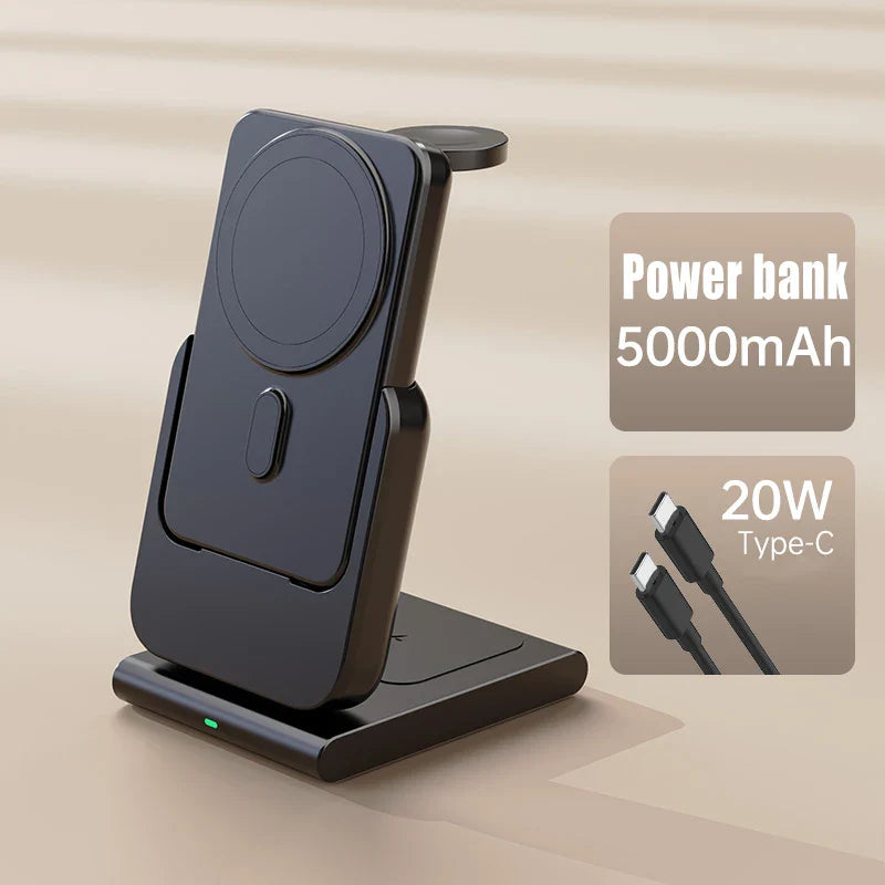 MagFold Pro+: The 3-in-1 PowerHub for Effortless Charging