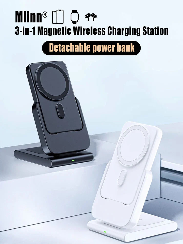 MagFold Pro+: The 3-in-1 PowerHub for Effortless Charging