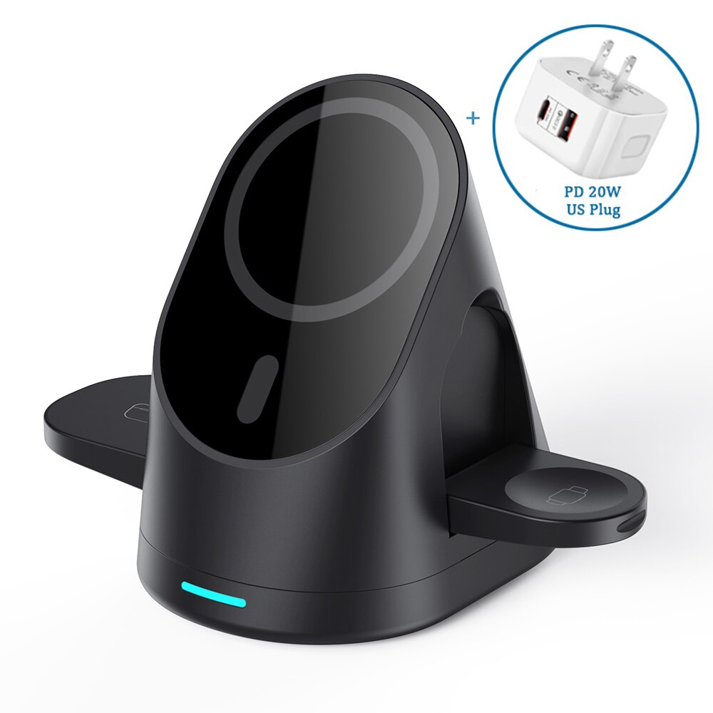 MagCharge Trio: The 3-in-1 Magnetic Charging Dock for iPhone