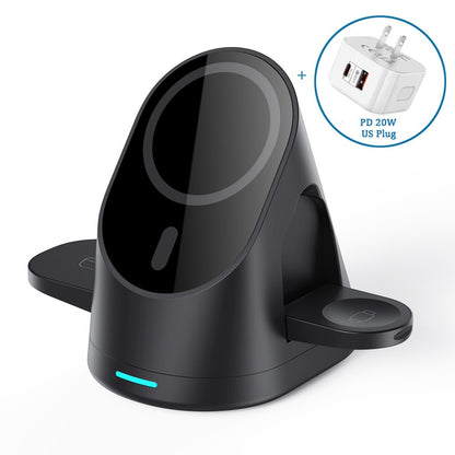 MagCharge Trio: The 3-in-1 Magnetic Charging Dock for iPhone