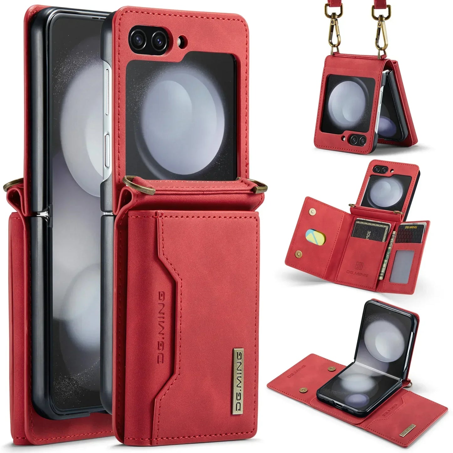 Crossbody Leather Case for Samsung Galaxy Z Flip Series