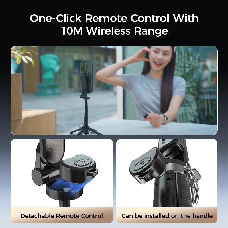 4-in-1 Magnetic Selfie & Vlogging Stick By Phonico